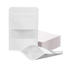 Sacos que podem ser fechados novamente FireKylin, 100 unidades de papel Kraft Stand Up 9x14cm