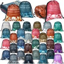 Sacos religiosos com cordão Hosuly 25x20 cm 30 peças