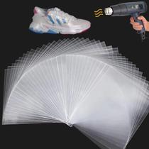 Sacos retráteis AOUKAR, 100 unidades, 35x50 cm, PVC transparente, termorretrátil