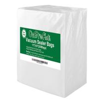 Sacos seladores a vácuo O2frepak 200 galões, tamanho 28x40cm, sem BPA