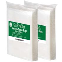 Sacos seladores a vácuo O2frepak 6x10cm, 200 ml, tamanho de pinta, sem BPA