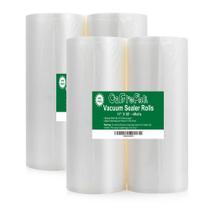 Sacos seladores a vácuo Rolls O2frepak 11x50cm, pacote com 4 (total de 60 m)