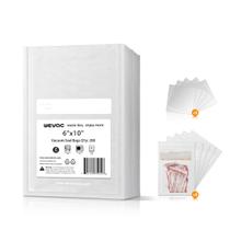 Sacos seladores a vácuo Wevac 6x10cm, pacote com 200 acessórios