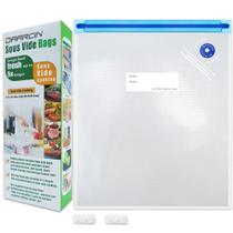 Sacos Sous Vide Daarcin Large, 15 unidades, 26x34cm, sem BPA Sacos Sous Vide Daarcin Large, 15 unidades, 26x34cm, sem BPA