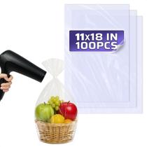 Sacos termorretráteis PalaYou 11 x 18 cm 100 unidades para livros e presentes Sacos termorretráteis PalaYou 11 x 18 cm 100 unidades para livros e presentes