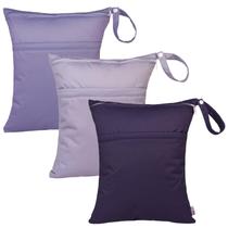 Sacos úmidos e secos ALVABABY à prova d'água reutilizáveis 3 unidades 3L-ZM08