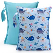 Sacos úmidos impermeáveis reutilizáveis Eaxin 36x30cm 2 unidades Sacos úmidos impermeáveis reutilizáveis Eaxin 36x30cm 2 unidades