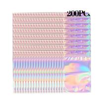 Sacos Ziplock Laser Coloridos 500 Peças, Embalagem De Presente De Joias, Capas De Telefone Celular,