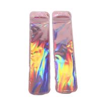 Sacos Ziplock Rosa 50pcs Reutilizáveis Plásticos Transparentes Para Exibição De Joias E Cosméticos