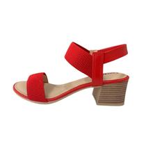 Sadália Feminina Comfortflex Salto Bloco Anatômica Conforto