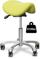 Saddle Stool Cadeira giratória ergonômica inclinável LIMKOMES verde oliva Saddle Stool Cadeira giratória ergonômica inclinável LIMKOMES verde oliva