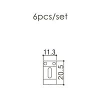 Saddles Ponte Niquelado (6 Unidades) Gotoh S101 N