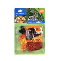 Safari Animais de Brinquedo Coleção Mundo Animal Pack 3 a 10CM