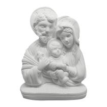 Sagrada Família 12cm Gesso Cru Artesanato Para Decorar Pintar Colar Pérolas Enfeite Decoupagem - Divinário