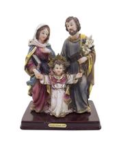 Sagrada Família 15Cm - Enfeite Resina - Tascoinport