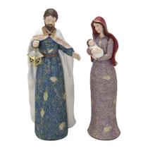 Sagrada Família Festa de Natal 30cm Espressione Christmas