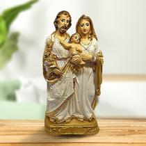 Sagrada Família Imagem Gesso Para Presente 20cm - Divinário