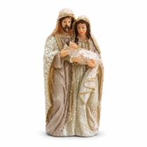 Sagrada Família Resina 9cm Imagem Católica Decoração Fé