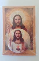 Sagrado Coração de Jesus 10 kits de botton com cartão de oração