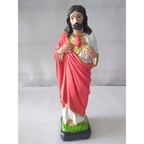 Sagrado Coração de Jesus 20 cm para abençoar seu Lar Sagrado Coração de Jesus 20 cm para abençoar seu Lar