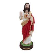 Sagrado Coração De Jesus 20cm - Resina