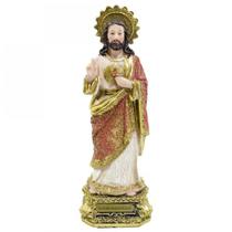 Sagrado Coração de Jesus 21,6cm de Resina Sagrado Coração de Jesus 21,6cm de Resina