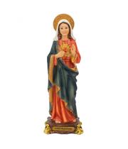 Sagrado Coração De Maria 22cm - Enfeite Resina