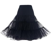 Saia Anágua DRESSTELLS 50s Vintage preta GG Saia Anágua DRESSTELLS 50s Vintage preta GG