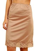 Saia Anágua Segunda Pele Feminino Saiote Longa Básico Com Renda Conforto Moda Evangélica Saia Anágua Segunda Pele Feminino Saiote Longa Básico Com Renda Conforto Moda Evangélica