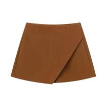 Saia Assimétrica Multicolorida Feminina Moda Casual Elegante Primavera Verão - sherouse