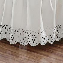 Saia Babado Cama Casal King Branca Saia Babado Cama Casal King Branca