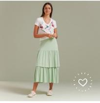 Saia babados - think Saia babados - think