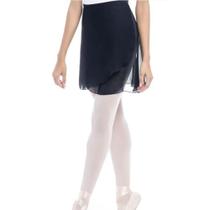 Saia Ballet Só Dança Transpassada Crepe Adulto Saia Ballet Só Dança Transpassada Crepe Adulto