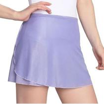 Saia Ballet Só Dança Transpassada SD-559 Crepe Infantil Saia Ballet Só Dança Transpassada SD-559 Crepe Infantil