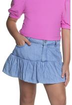 Saia Balonê Jeans Menina Have Fun Saia Balonê Jeans Menina Have Fun