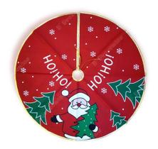Saia Base Tapete D/árvore Hohoho Enfeite Natalino Papai Noel Saia Base Tapete D/árvore Hohoho Enfeite Natalino Papai Noel
