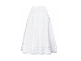 Saia Básica Branca 3 Metros De Roda Umbanda Candomblé Barata