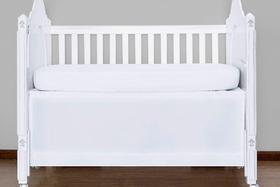 Saia Berço Basic Branco - Batistela Baby D052