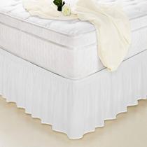 Saia Box Ajustável Renata - 01 Peça Casal /Queen/ King - Branco