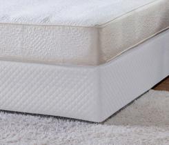 Saia Box c/ Elástico Ajustável Cama Casal Padrão Matelado Ultrassônico