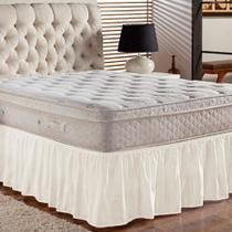 Saia Box Cama Casal e Queen com 1 Elástico Ajustável Babado 1 Peça Saia Box Cama Casal e Queen com 1 Elástico Ajustável Babado 1 Peça