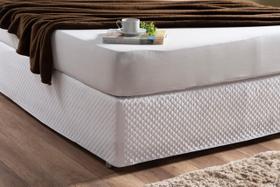 Saia Box Cama King Matelado Branco