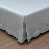 Saia Box Cama Solteiro Solteirão Viúva Padrão Queen e King Algodão 180 Fios Ponto Palito