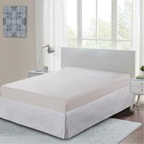 Saia Box Casal Matelassê Branco Realce Premium Sultan Saia Box Casal Matelassê Branco Realce Premium Sultan