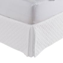 Saia Box Casal Padrão Matelasse Ultrassônico Várias Cores