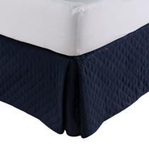 Saia Box Casal Padrão Matelasse Ultrassônico Várias Cores