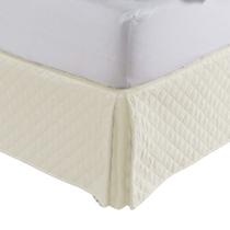 Saia Box Casal Padrão Matelasse Ultrassônico Várias Cores