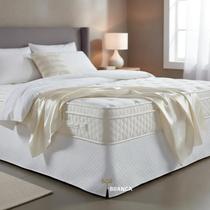 Saia Box Casal Queen Branca Matelassado Serve Para Cama Baú Saia Box Casal Queen Branca Matelassado Serve Para Cama Baú