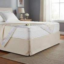 Saia Box Casal Queen Creme Matelassado Serve Para Cama Baú