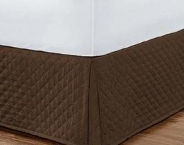 Saia Box Matelada Casal Padrão - Marrom Saia Box Matelada Casal Padrão - Marrom